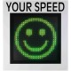 Radar preventiv – 45 cm, LED multicolor, inregistrare trafic